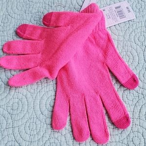Hot pink gloves new with tags